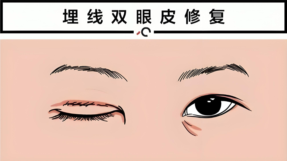 广州海峡闫伦医生做双眼皮修复实例