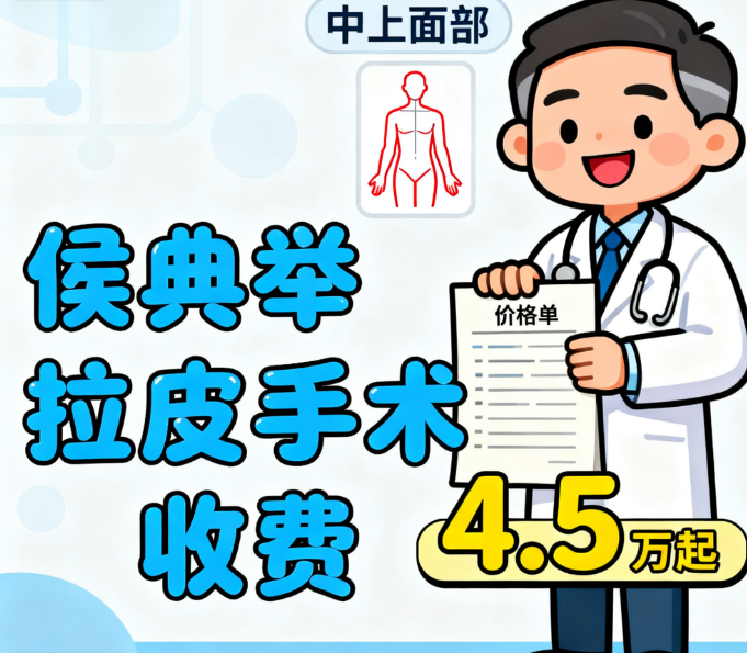 侯典举拉皮手术收费明细:中上面部4.5万起,这些因素影响报价
