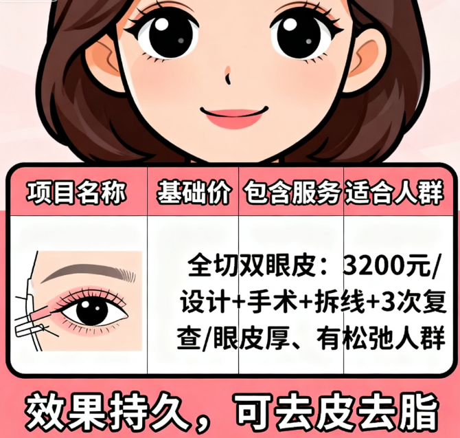 沈阳陈龙双眼皮价格透明，无隐形消费