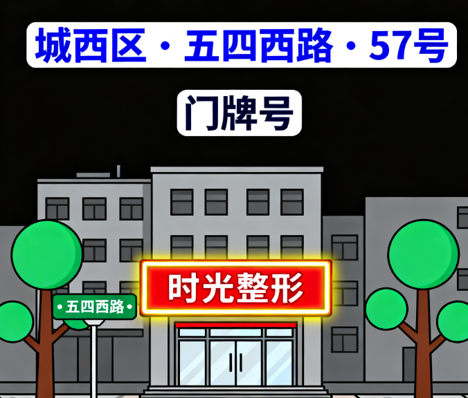 西宁时光整形医院地址在哪?城西区五四西路57号,59路/104路公交直达