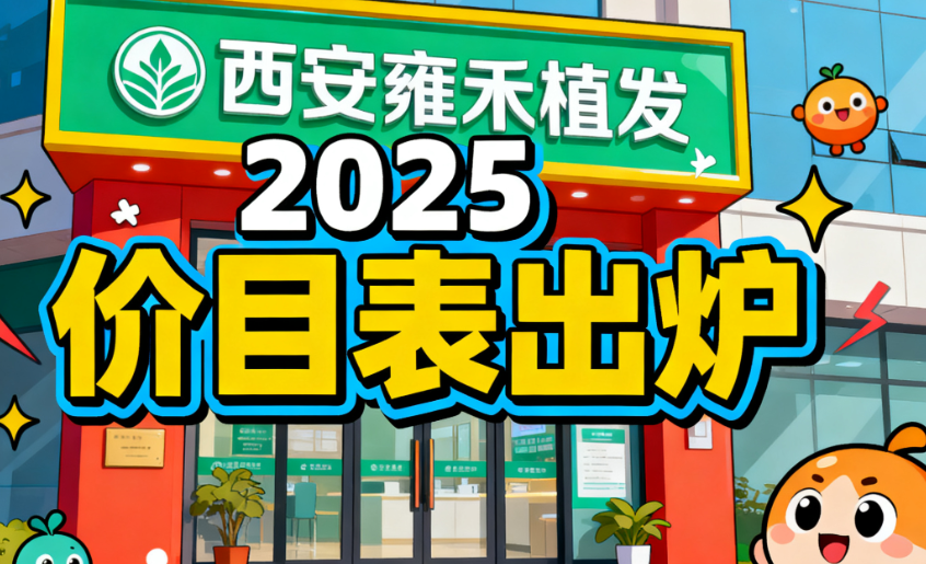 西安雍禾植发2025价目表出炉！FUE技术8元/单位起，附医院地址电话速查