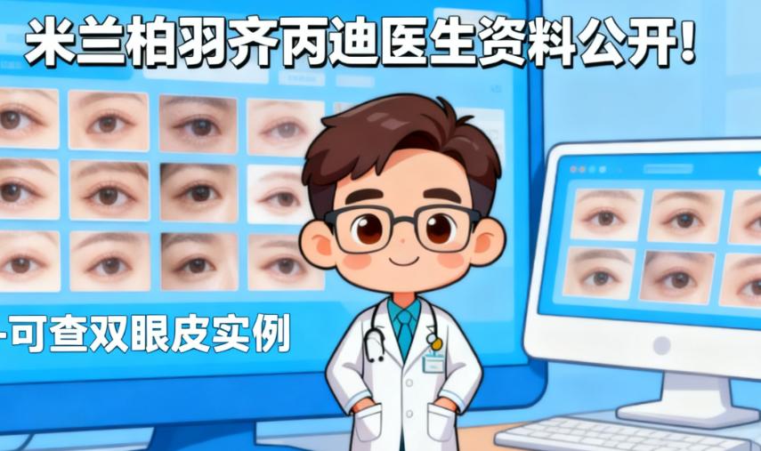 米兰柏羽齐丙迪医生资料靠谱吗？正规资质+设计思路公开验证