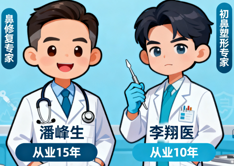 上海潘峰和李翔哪个鼻子好？2025真实案例对比：潘峰鼻修复0感染更自然，李翔初鼻立体感强！