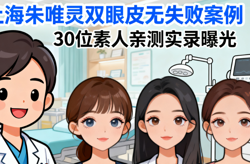 上海朱唯灵双眼皮无失败案例是真的吗？30位素人亲测实录曝光，朱维玲自然款满意度比较高！