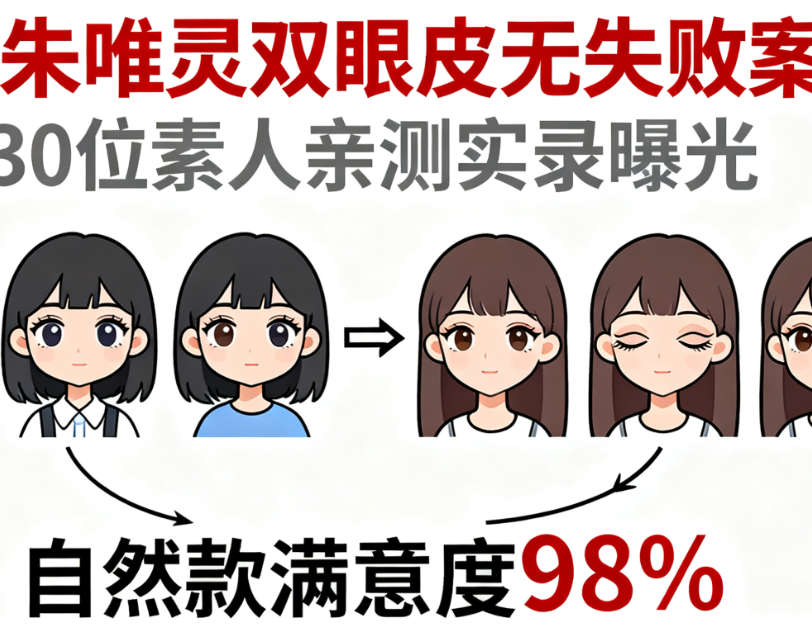 上海朱唯灵双眼皮无失败实例是真的