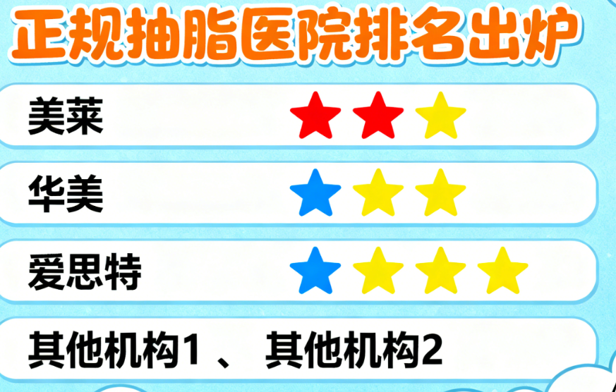 衡阳正规抽脂整形医院排名出炉