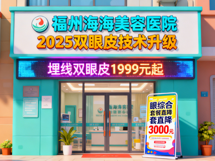 福州海峡美容医院双眼皮价格表2025新版!1999元起值不值?附真实案例对比