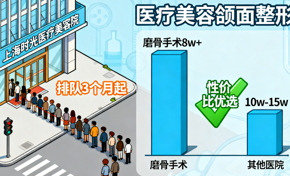 上海时光何晋龙颌面整形预约难吗？2025新版实测：排队3个月起，磨骨8w+值不值？