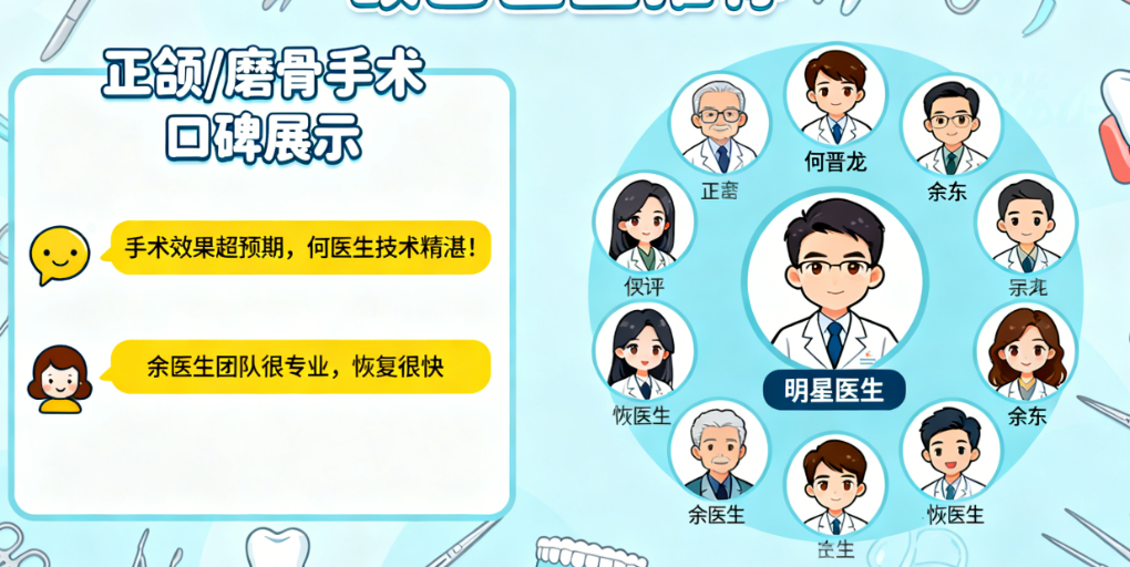 上海时光颌面整形医生的专门技术对比