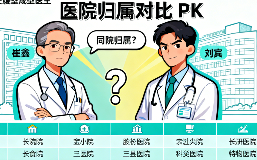 2025西安腹壁成型医生PK：崔鑫刘宾是一家医院吗？腹壁整形技术差异深度解析
