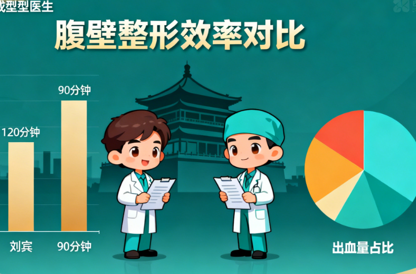 崔鑫刘宾两位医生的腹壁整形技术对比