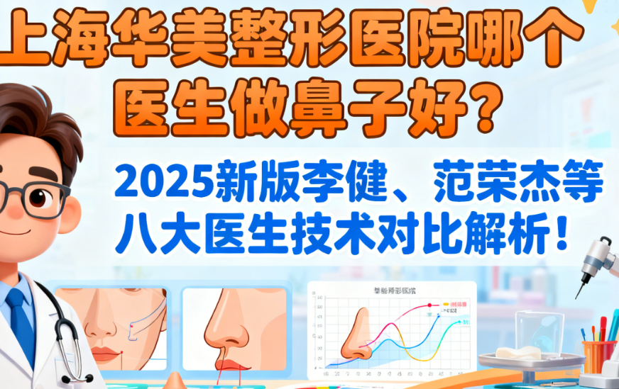 上海华美整形医院哪个医生做鼻子好？2025新版李健、范荣杰等八大医生技术对比解析！
