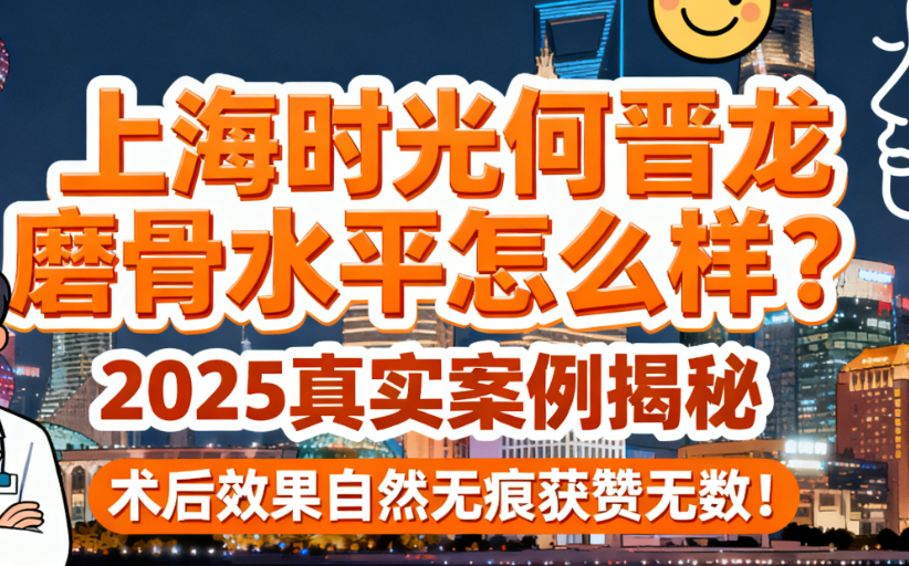 上海时光何晋龙磨骨水平怎么样？2025真实案例揭秘，术后效果自然无痕获赞无数！