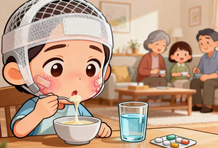 何锦泉跟艾伟健做正颌手术