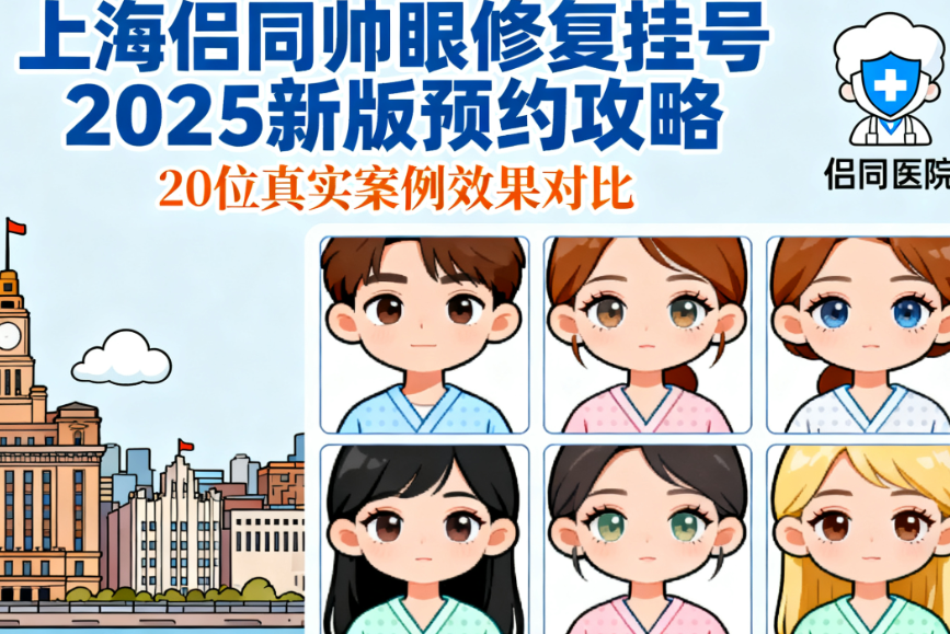 上海侣同帅眼修复怎么挂号？2025新版预约预约攻略+20位真实案例效果对比