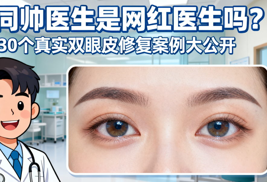 佀同帅医生是网红医生吗？30个真实双眼皮修复案例大公开，术后效果自然无痕！