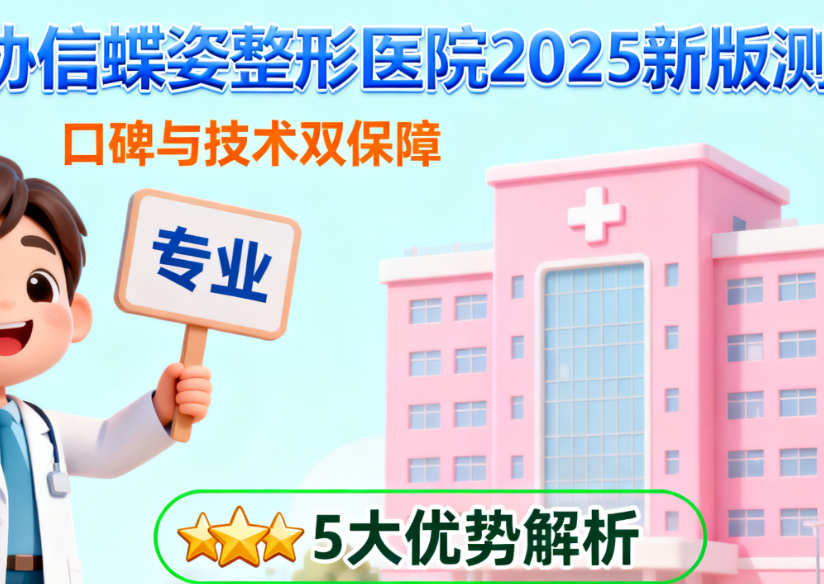 永川协信蝶姿整形医院怎么样?2025新版测评+5大优势解析,口碑与技术双保障!