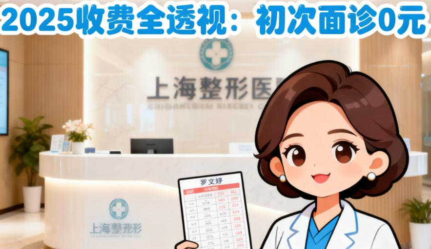 上海整形医院罗文婷有会诊费吗?2025收费全透视:初次面诊0元,会诊费含在手术价内,坐诊上海娜美千意美门诊部