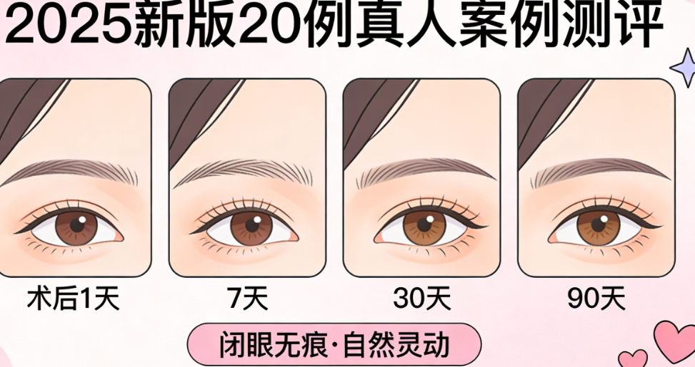 2025年汪树杰美杜莎双眼皮20例真人实例疗效全公开