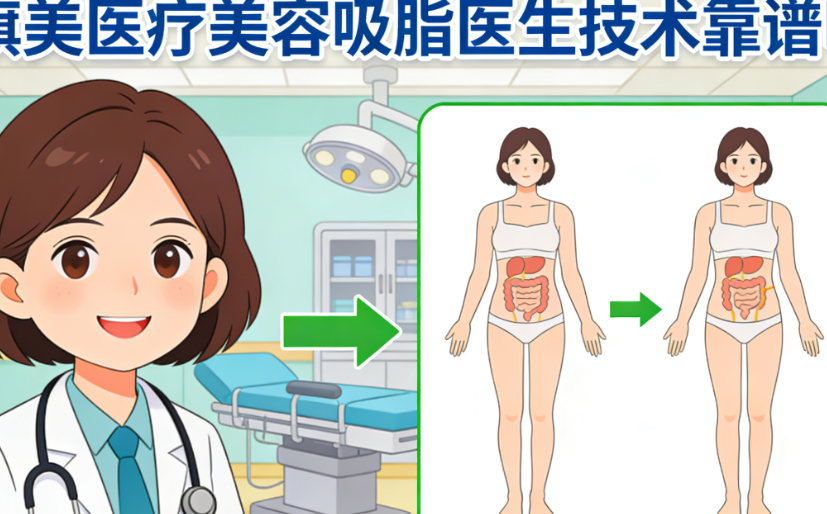 上海旗美医疗美容吸脂医生技术靠谱吗?姐妹亲测案例分享,术后效果好无凹凸不平