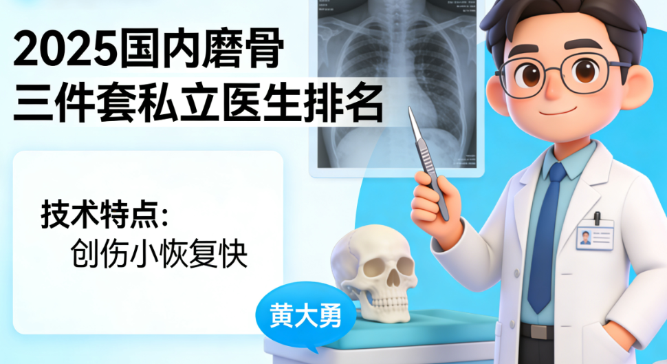 国内磨骨三件套哪个医生做的好