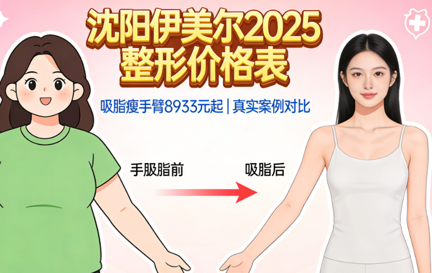沈陽(yáng)伊美爾整形價(jià)格表2025版：吸脂瘦手臂8933元起，附真實(shí)案例對(duì)比！