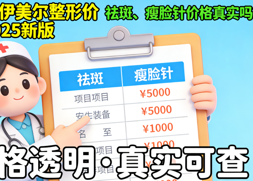 哈尔滨伊美尔整形价目表