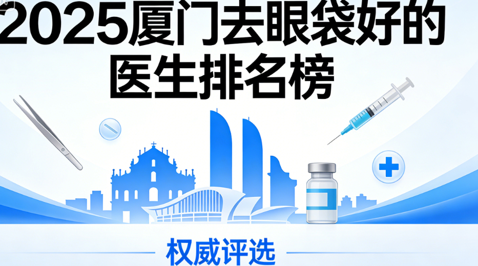 2025厦门去眼袋好的医生排名榜：思明美仑美奂郑晓玉、臻医黄国防等技术稳的医生上榜