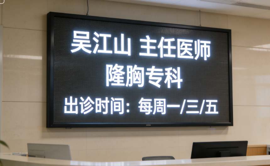 2026吴江山在成都美莱出诊时间