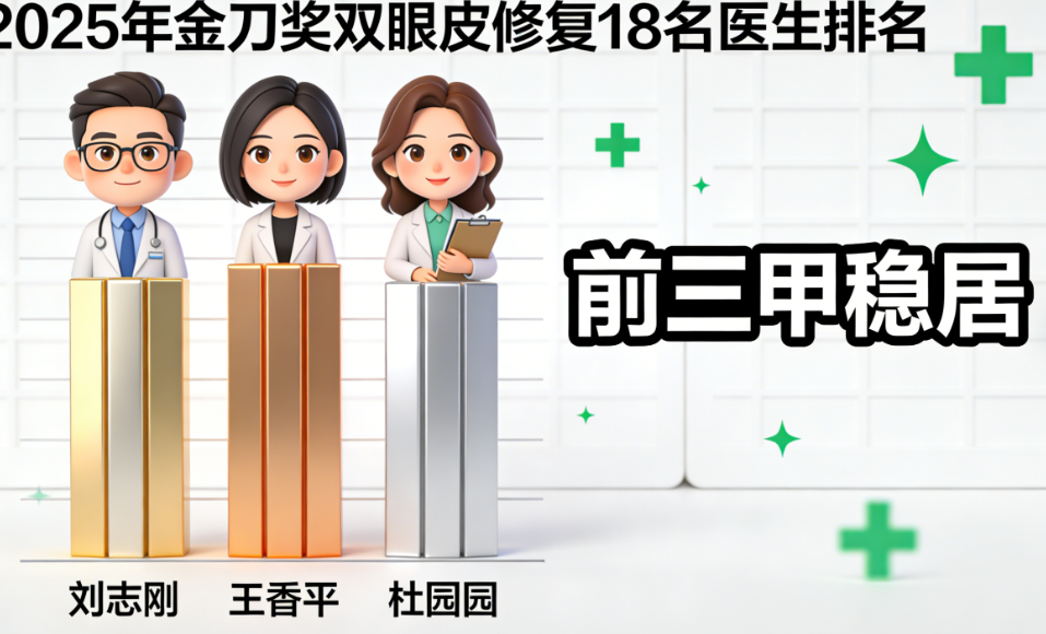 金刀奖双眼皮修复18医生生排名
