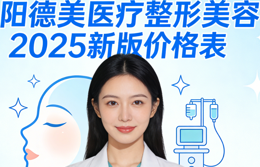 德阳德美医疗整形美容价格表2025新版：祛斑1980元起，去眼袋3680元，吸脂1.5万起！