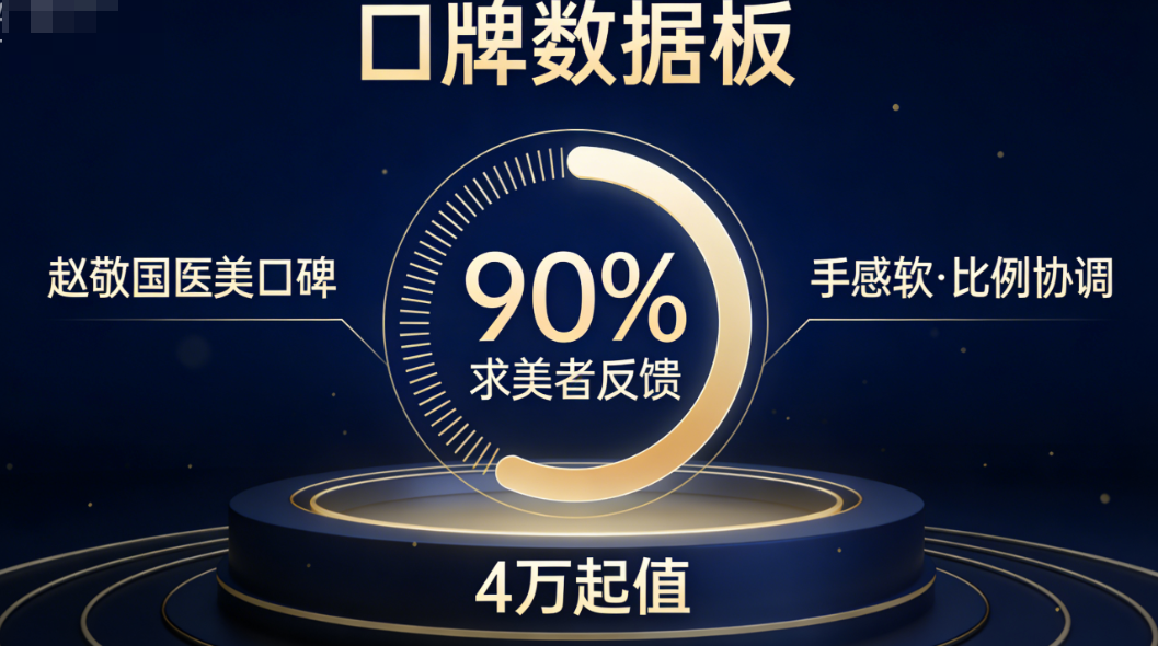 【趙敬國(guó)醫(yī)美口碑】趙敬國(guó)醫(yī)生隆胸評(píng)價(jià)4萬(wàn)起值，90%求美者反饋手感軟比例協(xié)調(diào)