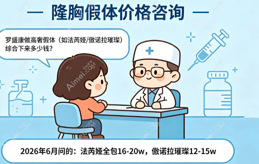 罗盛康做高奢假体（如法芮娅/傲诺拉璀璨）综合下来多少钱？不同维度的差价逻辑揭秘