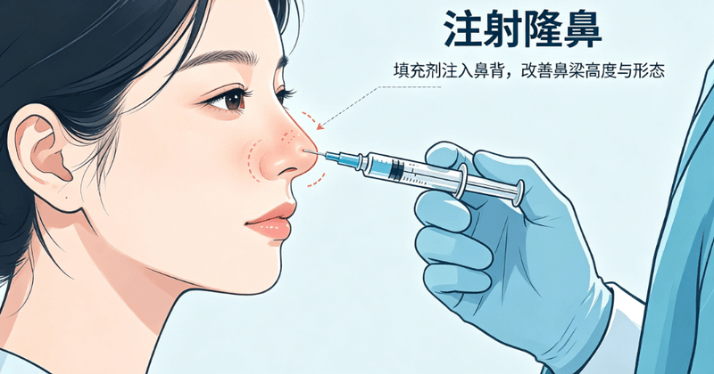 闺蜜塌鼻怕开刀，看了北京杨丽峰注射隆鼻范例，素颜侧脸像妈生高光鼻