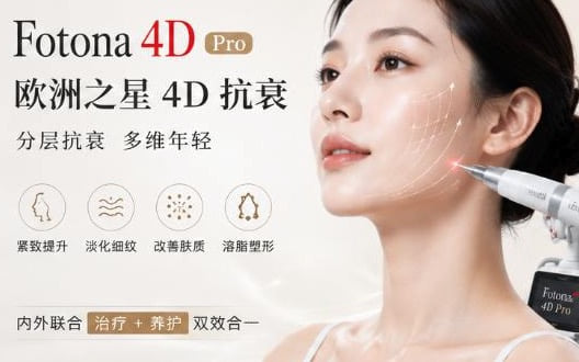 二、脸垮下垂做Fotona4D到底管用吗？4大核心模式抗衰原理拆解