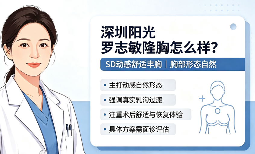 深圳阳光罗志敏隆胸怎么样？先看医生资质与技术特点
