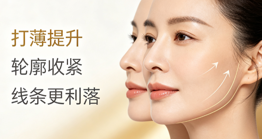 杭州打薄提升多少钱?面部减容8000元起,轮廓提升15000元起,打薄 + 提升25000元起