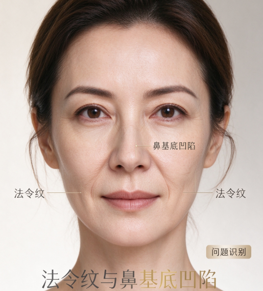 法令纹鼻基底凹陷医美多少钱？玻尿酸填充2800元、胶原蛋白填充5000元，热玛吉18000元